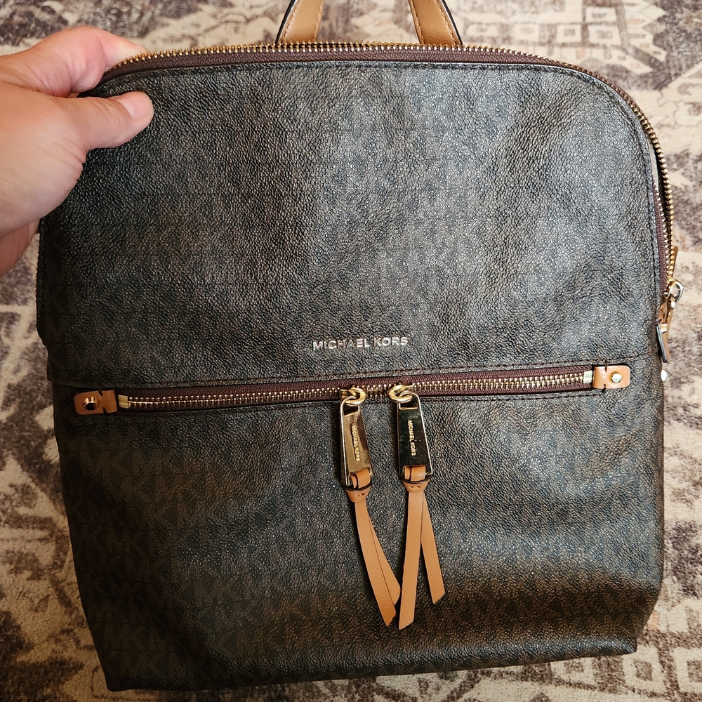 Michael Kors Women's Brown Backpack